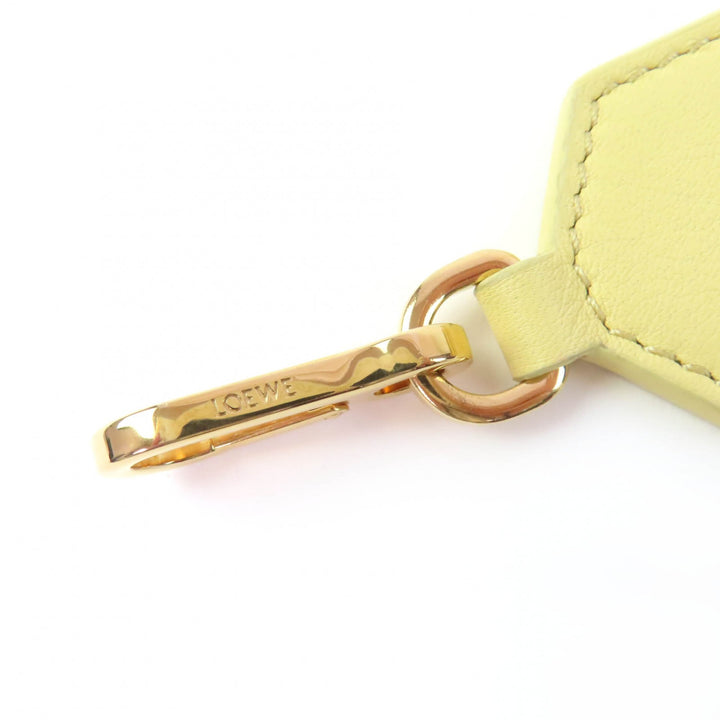 Great LOEWE Shoulder strap Anagram logo yellow leather Women