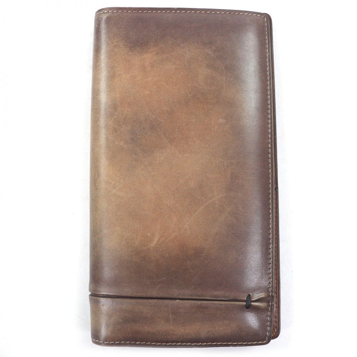 Very Good Berluti Purse Gaspard Bifold Wallet Brown leather mens