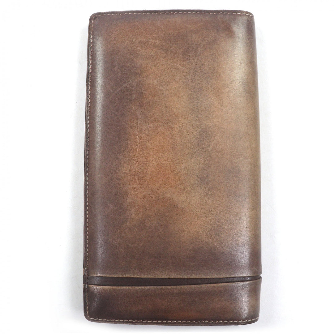 Very Good Berluti Purse Gaspard Bifold Wallet Brown leather mens