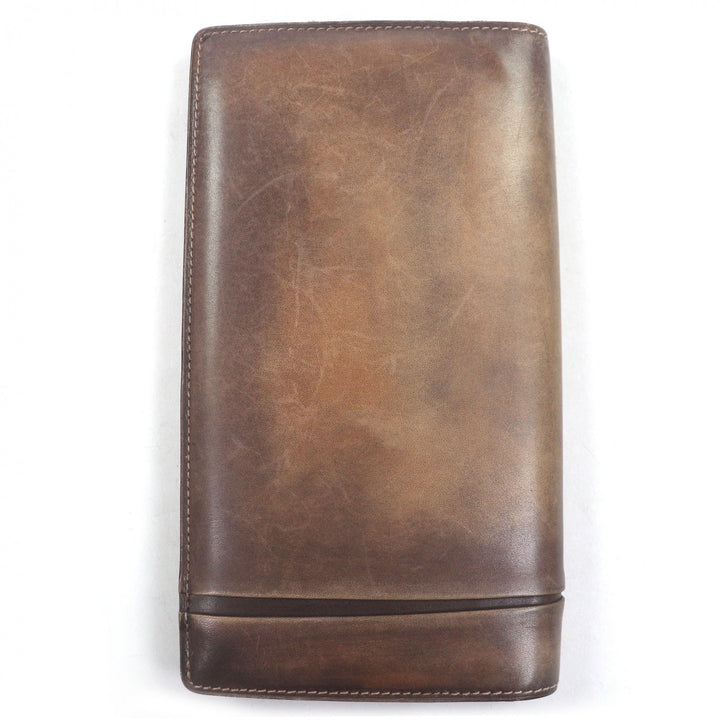 Very Good Berluti Purse Gaspard Bifold Wallet Brown leather mens