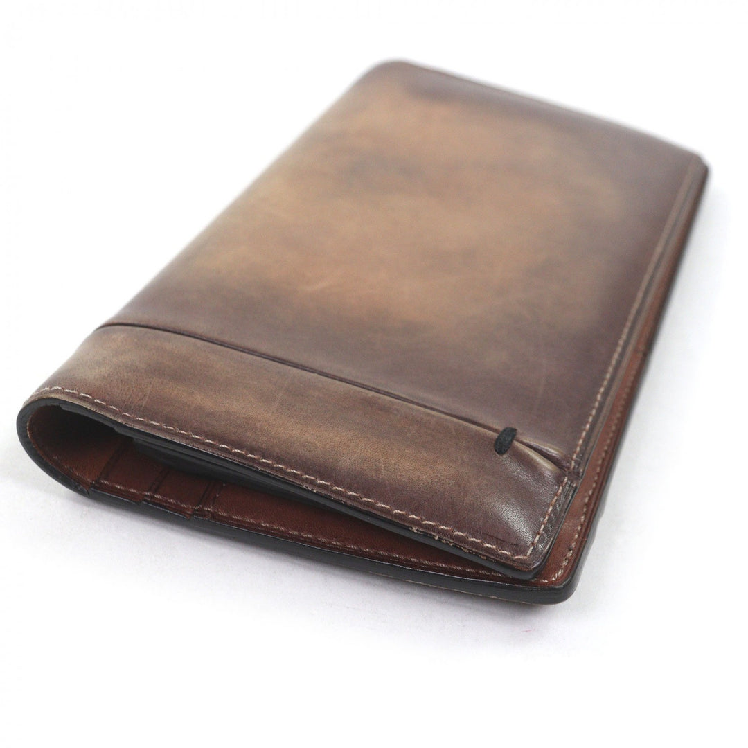 Very Good Berluti Purse Gaspard Bifold Wallet Brown leather mens