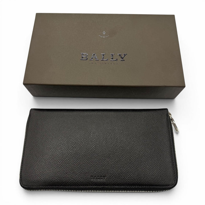 Excellent BALLY Purse black leather mens