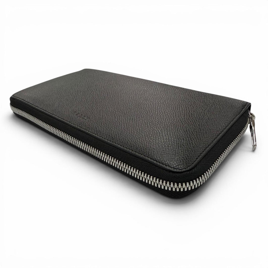 Excellent BALLY Purse black leather mens