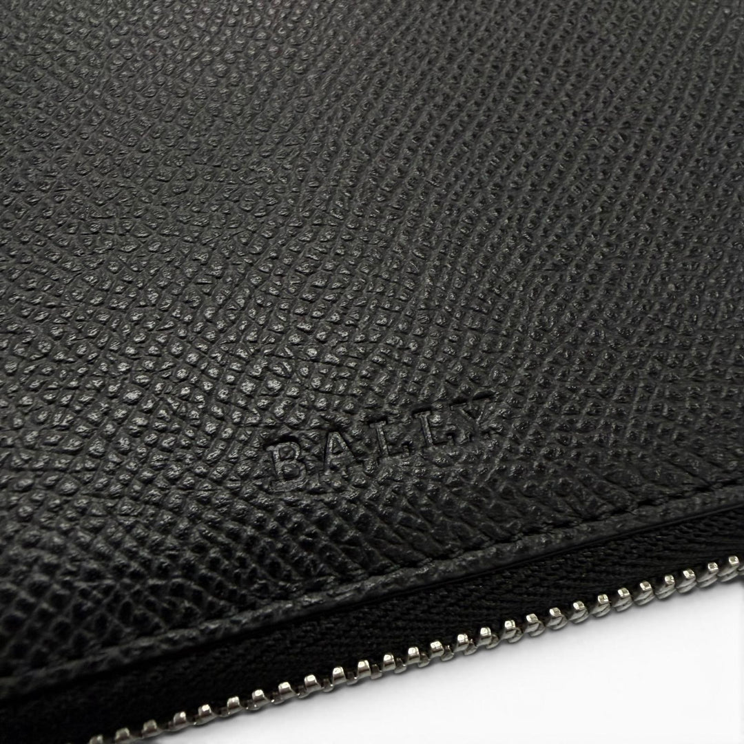 Excellent BALLY Purse black leather mens