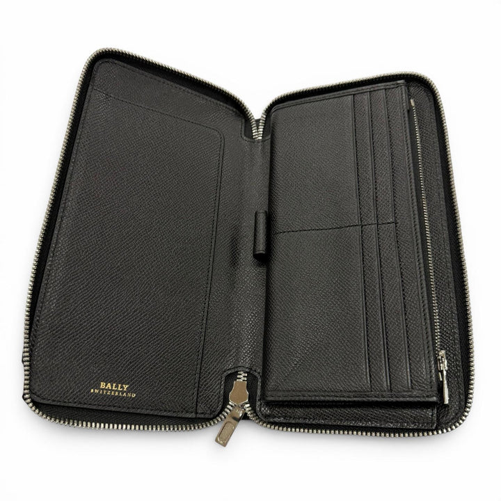 Excellent BALLY Purse black leather mens