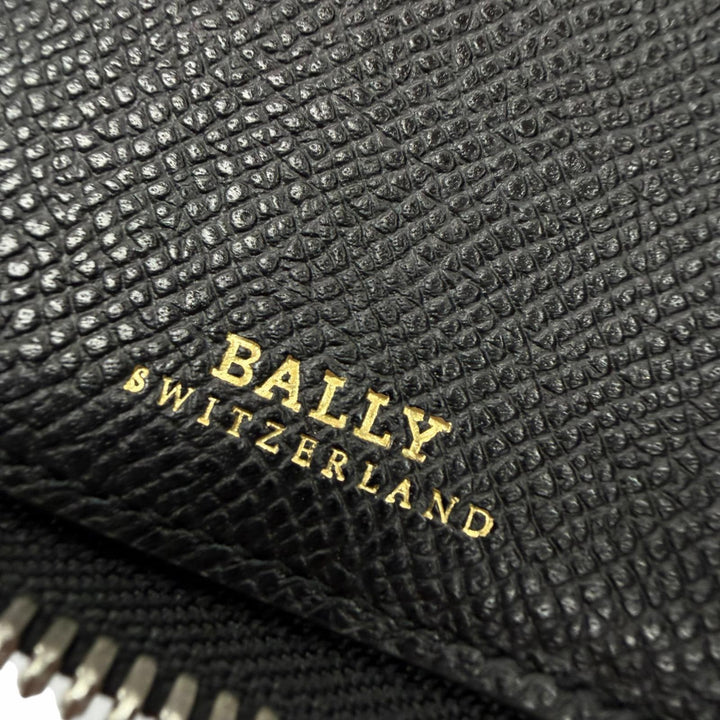 Excellent BALLY Purse black leather mens