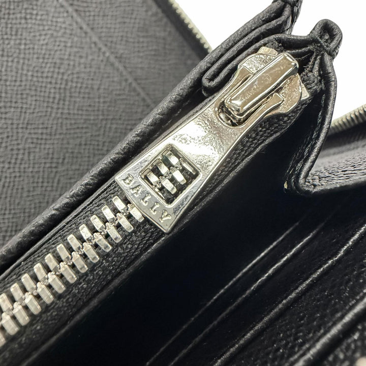 Excellent BALLY Purse black leather mens