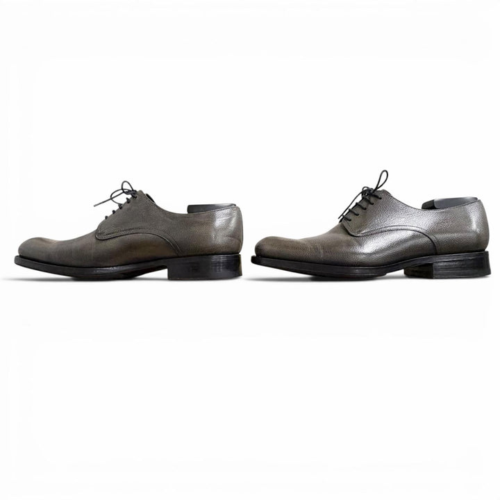 Discounted Great Dior HOMME Leather shoes Gray leather mens 42