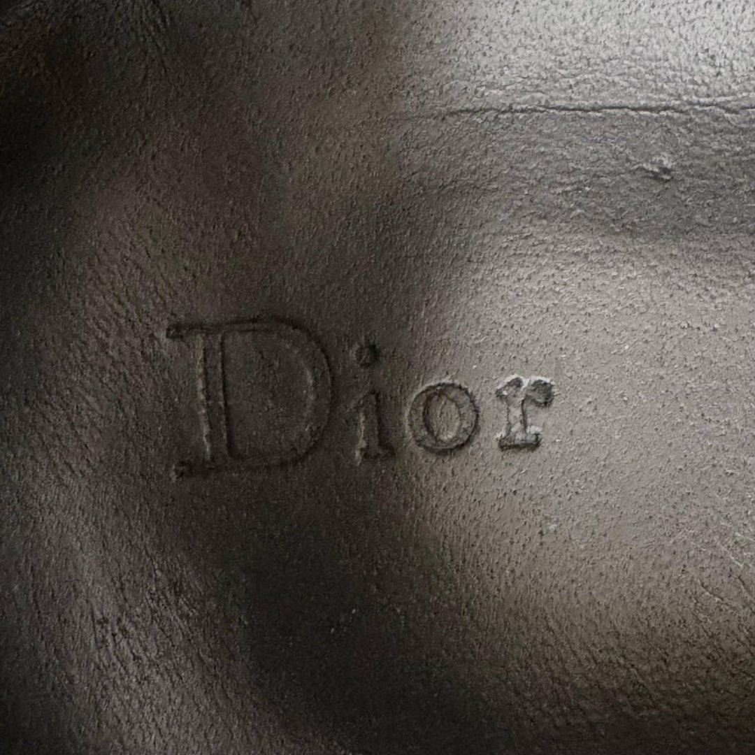 Discounted Great Dior HOMME Leather shoes Gray leather mens 42