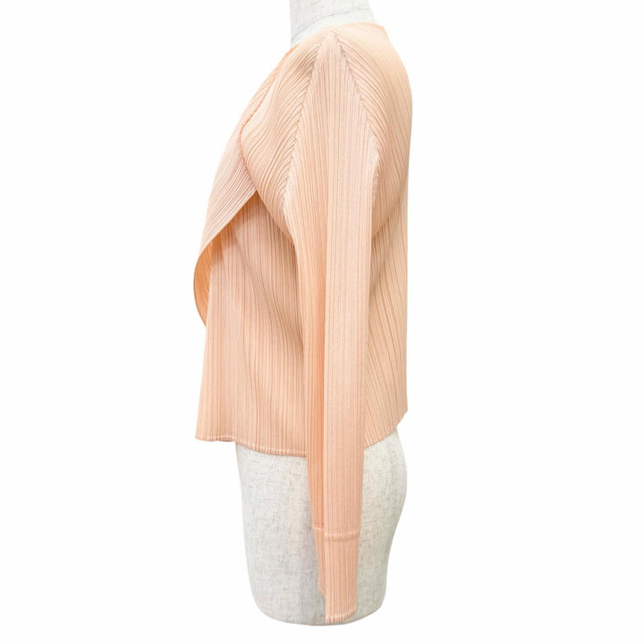 Great PLEATS PLEASE cardigan Front-opening long-sleeved shirt pink 3 PP31JO143