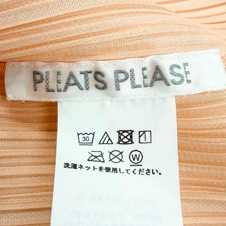 Great PLEATS PLEASE cardigan Front-opening long-sleeved shirt pink 3 PP31JO143