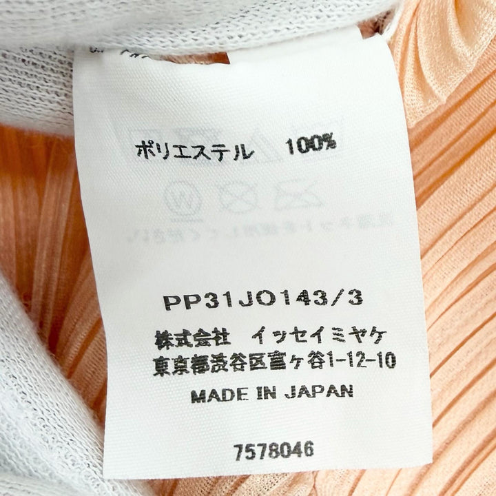 Great PLEATS PLEASE cardigan Front-opening long-sleeved shirt pink 3 PP31JO143