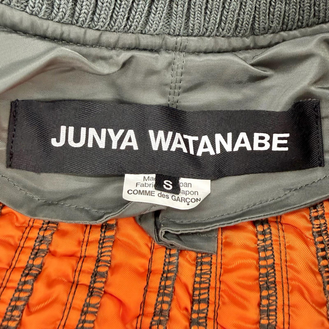 Great JUNYA WATANABE coat khaki Nylon Women S JJ-C027