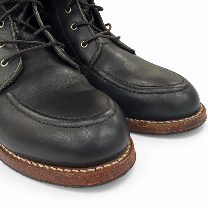 Very Good RED WING Knee-high boots Lace-up Gloria Leather black Women 3385