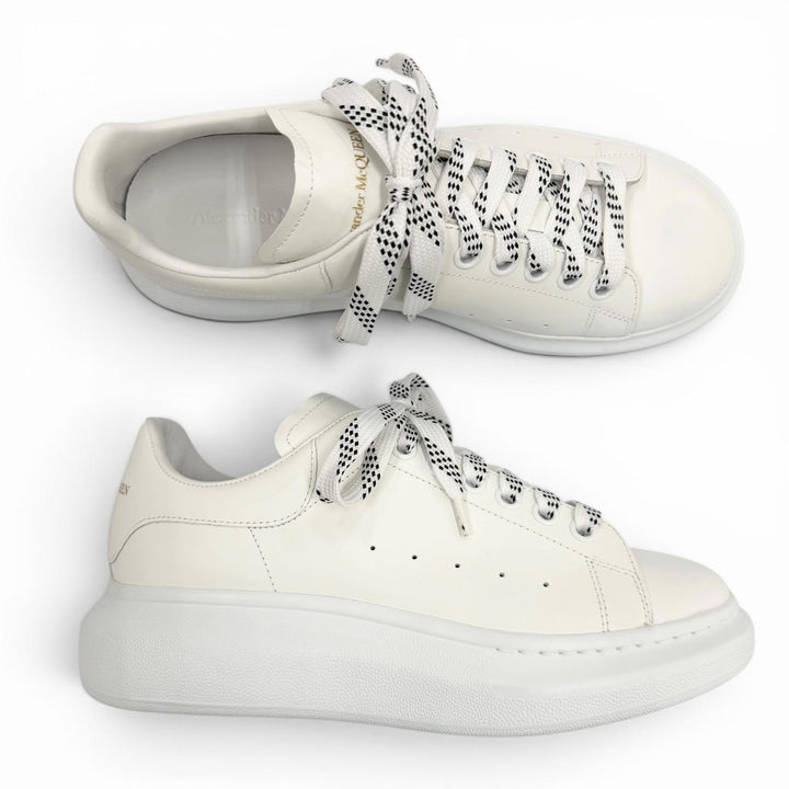 Excellent Alexander McQueen Low cut sneakers LARRY leather mens 40.5 553680