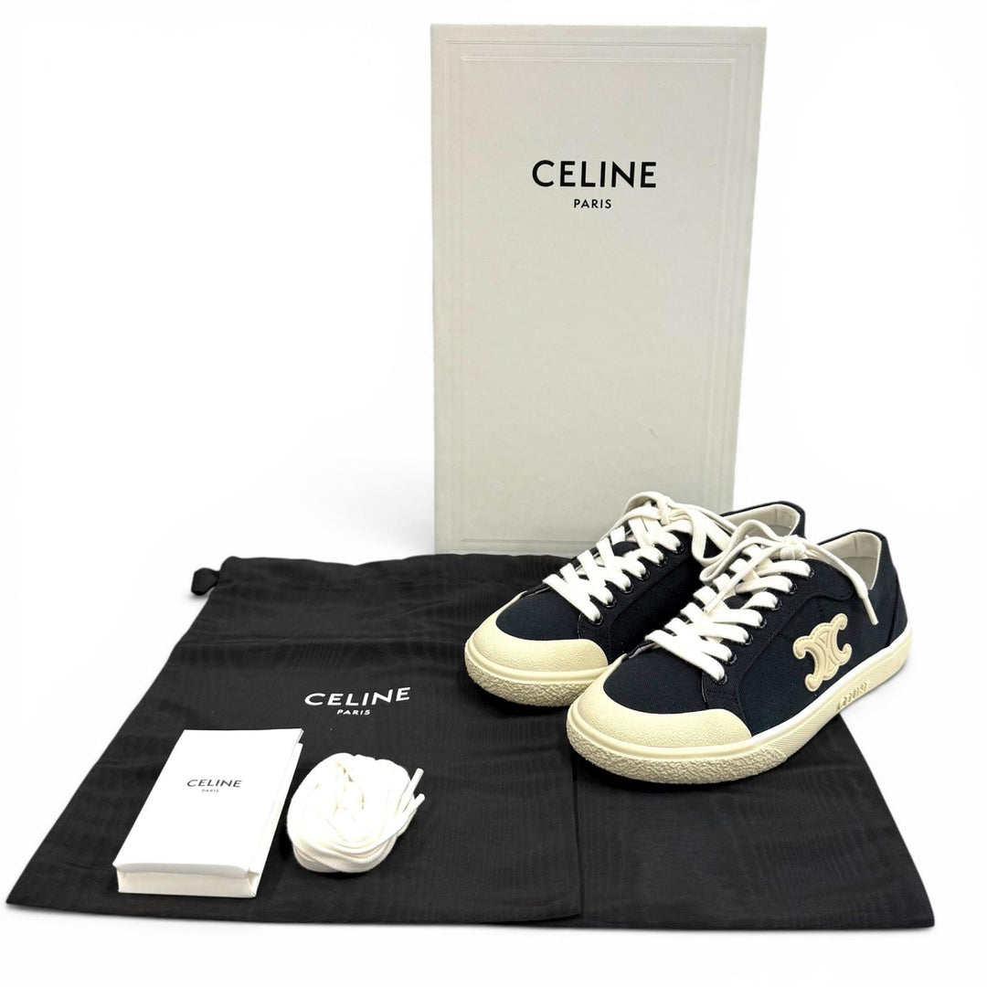 Great CELINE sneakers Alain Triomphe sneakers canvas Women 35