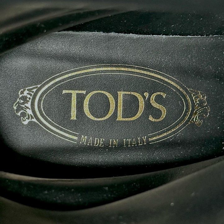 Excellent TOD’S boots Long biker boots with buckles black leather Women 36