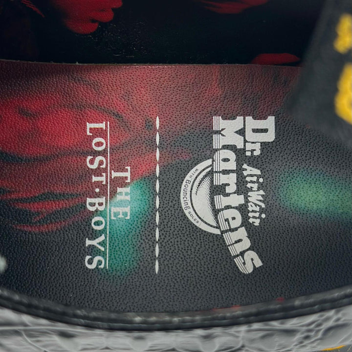 Great Dr.Martens Leather shoes 1461 WB LOST BOYS Warner Bros. 3 Hall black