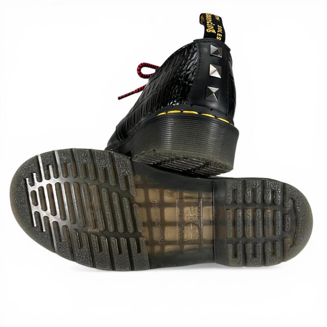 Great Dr.Martens Leather shoes 1461 WB LOST BOYS Warner Bros. 3 Hall black