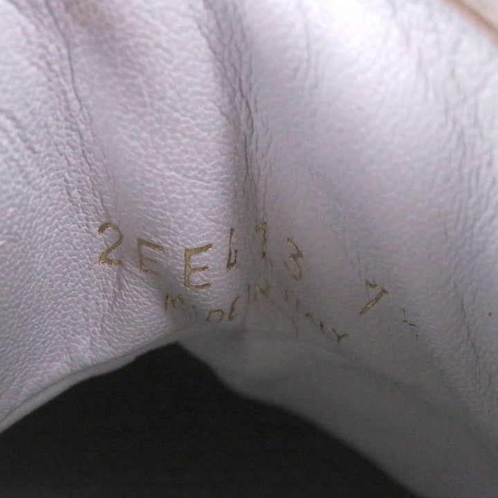 Pristine PRADA Low cut sneakers Triangle logo distressed finish white