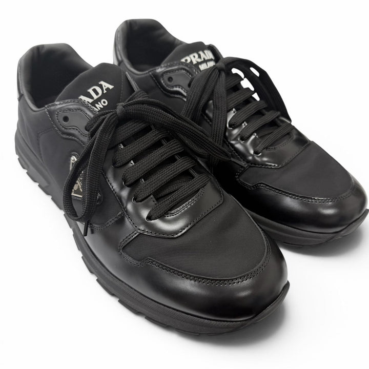 Great PRADA Low cut sneakers PRAX 01 Triangle logo Re-Nylon black