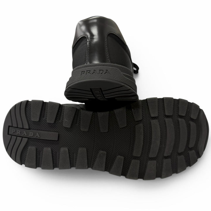 Great PRADA Low cut sneakers PRAX 01 Triangle logo Re-Nylon black