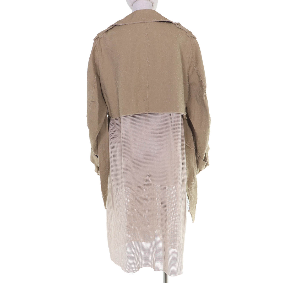Excellent FUMIE TANAKA trench coat needle trench CO beige cotton Women 1 F23S-01
