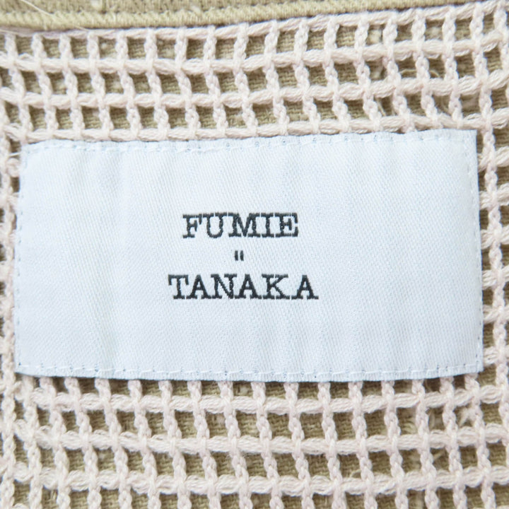 Excellent FUMIE TANAKA trench coat needle trench CO beige cotton Women 1 F23S-01
