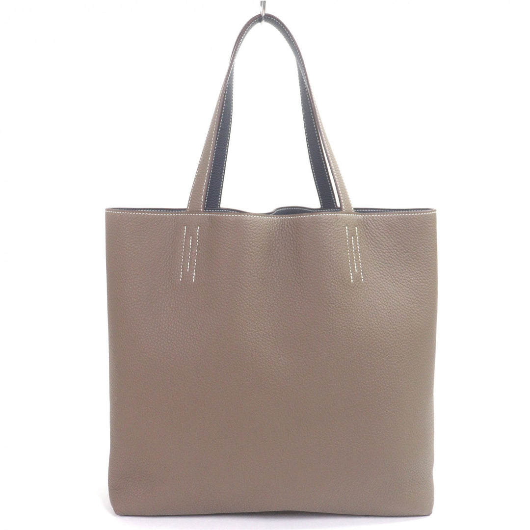 Excellent HERMES Tote Bag Doble Sense 45 Etope Taurillon Clemence