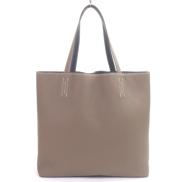 Excellent HERMES Tote Bag Doble Sense 45 Etope Taurillon Clemence