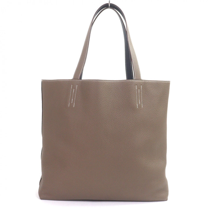 Excellent HERMES Tote Bag Doble Sense 45 Etope Taurillon Clemence
