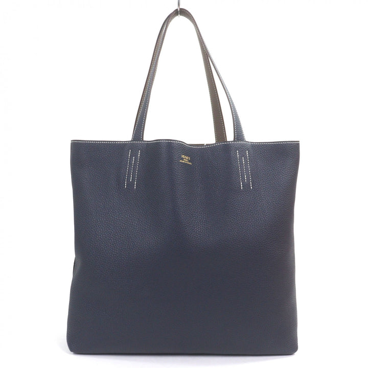 Excellent HERMES Tote Bag Doble Sense 45 Etope Taurillon Clemence