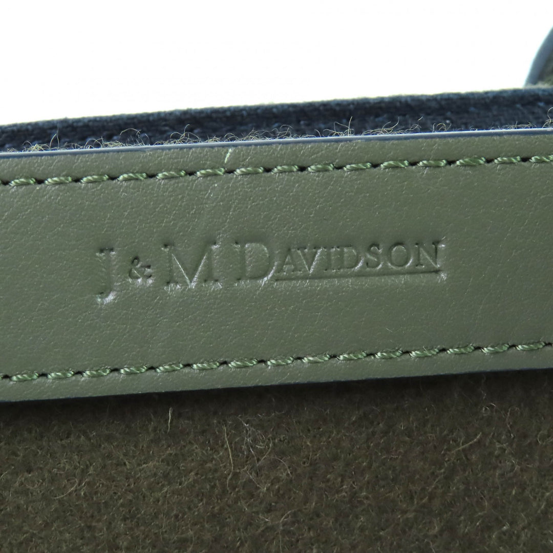 Pristine J&M Davidson Tote Bag N/S Tote khaki leather mens 1822N