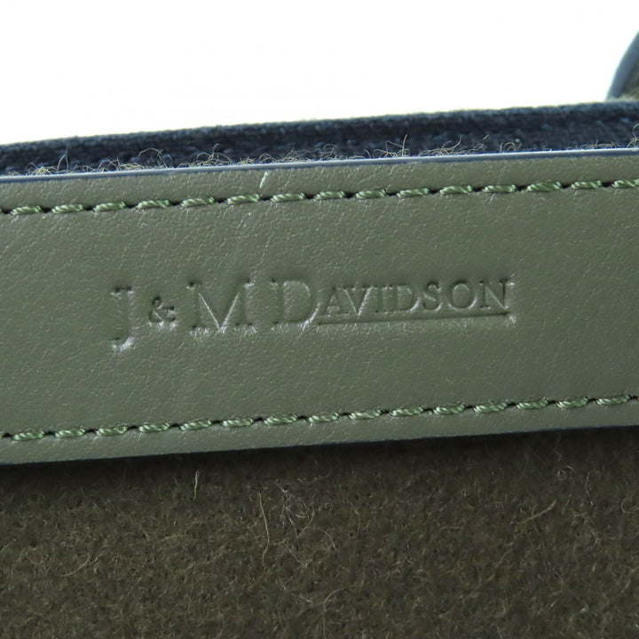Pristine J&M Davidson Tote Bag N/S Tote khaki leather mens 1822N