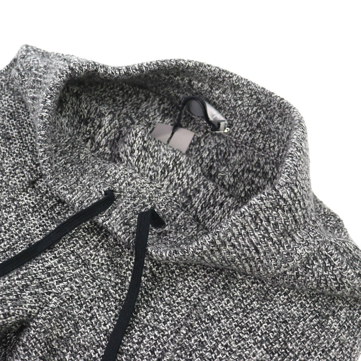 Excellent DIOR Pants Logo patch knit sweatshirt gray cashmere S 293M130CT363