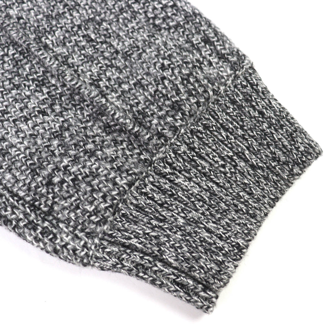 Excellent DIOR Pants Logo patch knit sweatshirt gray cashmere S 293M130CT363