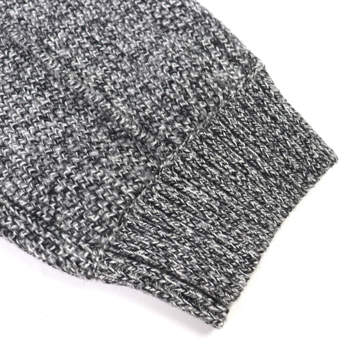 Excellent DIOR Pants Logo patch knit sweatshirt gray cashmere S 293M130CT363