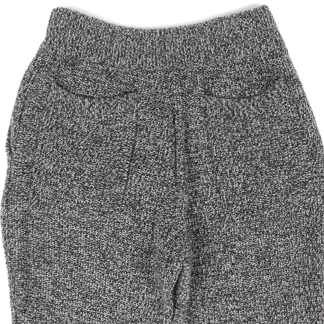 Excellent DIOR Pants Logo patch knit sweatshirt gray cashmere S 293M130CT363