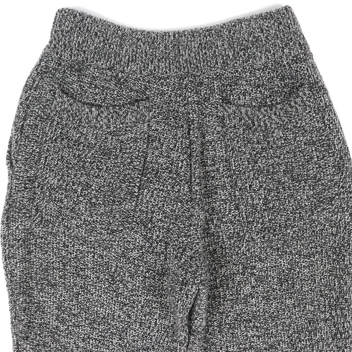Excellent DIOR Pants Logo patch knit sweatshirt gray cashmere S 293M130CT363