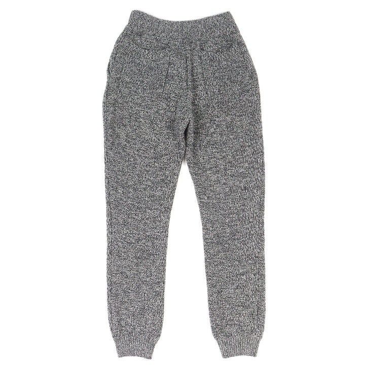 Excellent DIOR Pants Logo patch knit sweatshirt gray cashmere S 293M130CT363