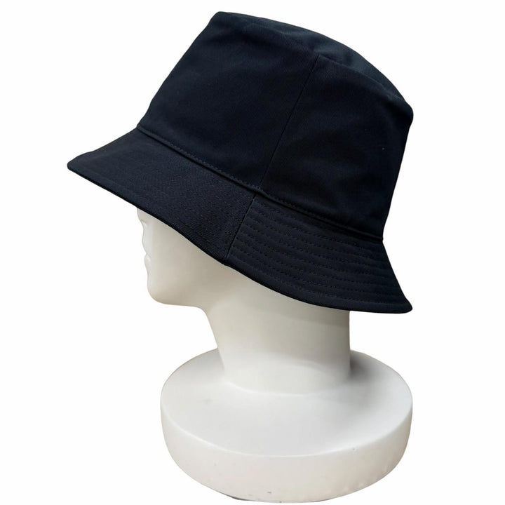 Great CELINE hat Triomphe bucket hat black cotton Women S 2AUE5968P