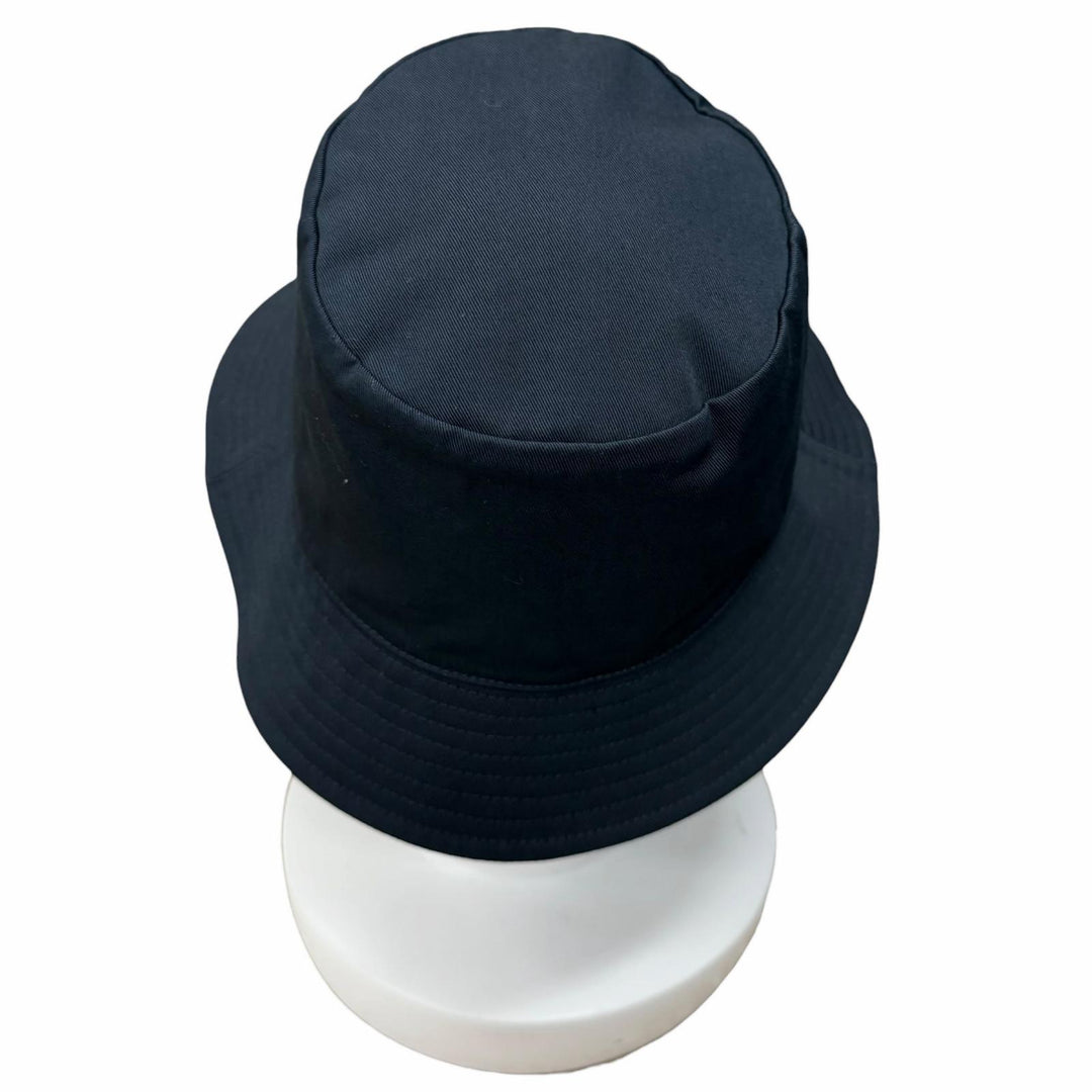 Great CELINE hat Triomphe bucket hat black cotton Women S 2AUE5968P