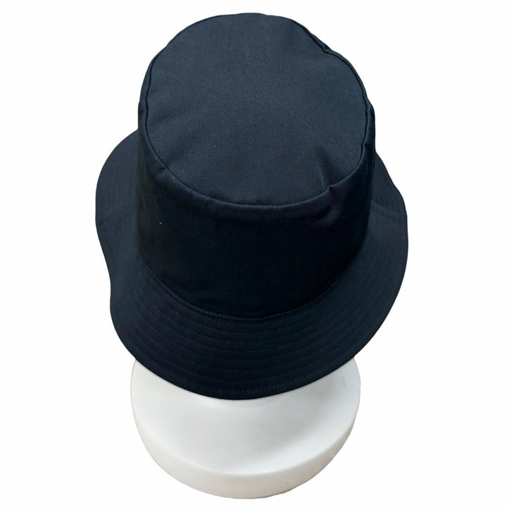 Great CELINE hat Triomphe bucket hat black cotton Women S 2AUE5968P