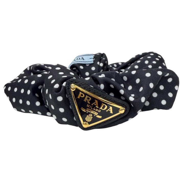 Excellent PRADA Shush Re-Nylon Scrunchie Dark navy Recycled nylon Women 1IF015