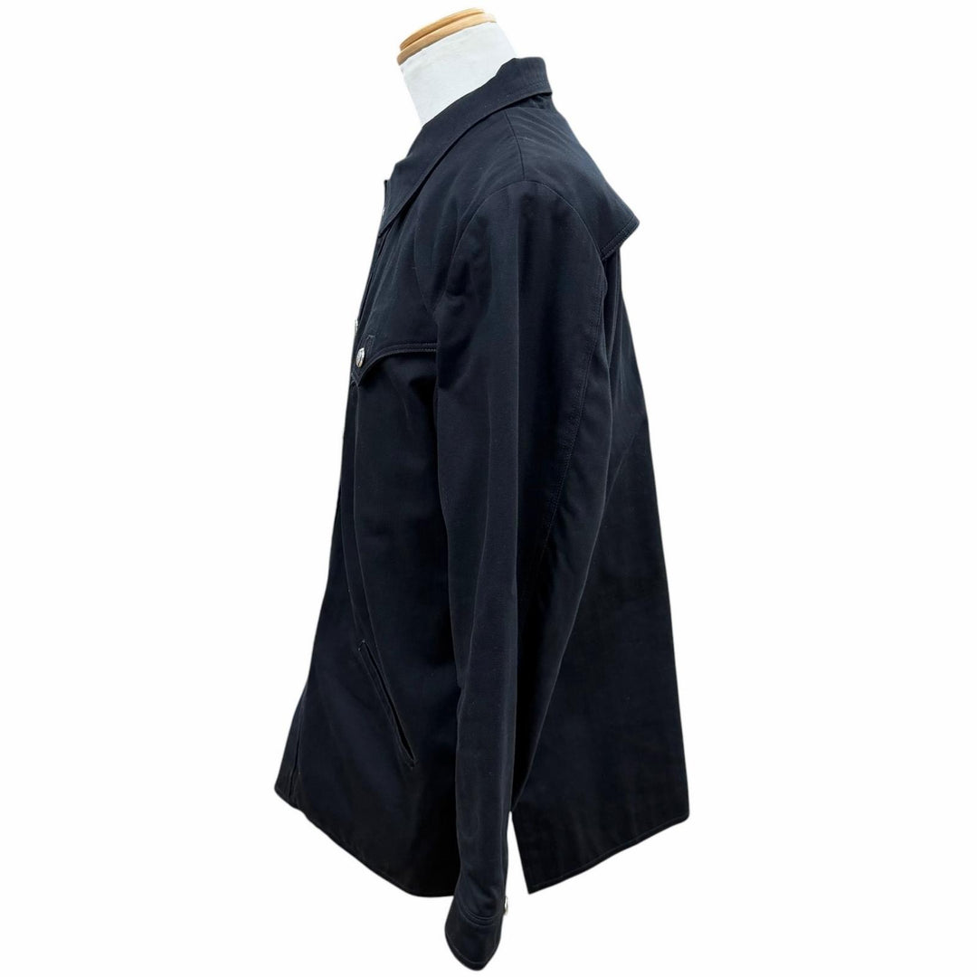 Great CHROME HEARTS Denim Jacket black cotton mens M