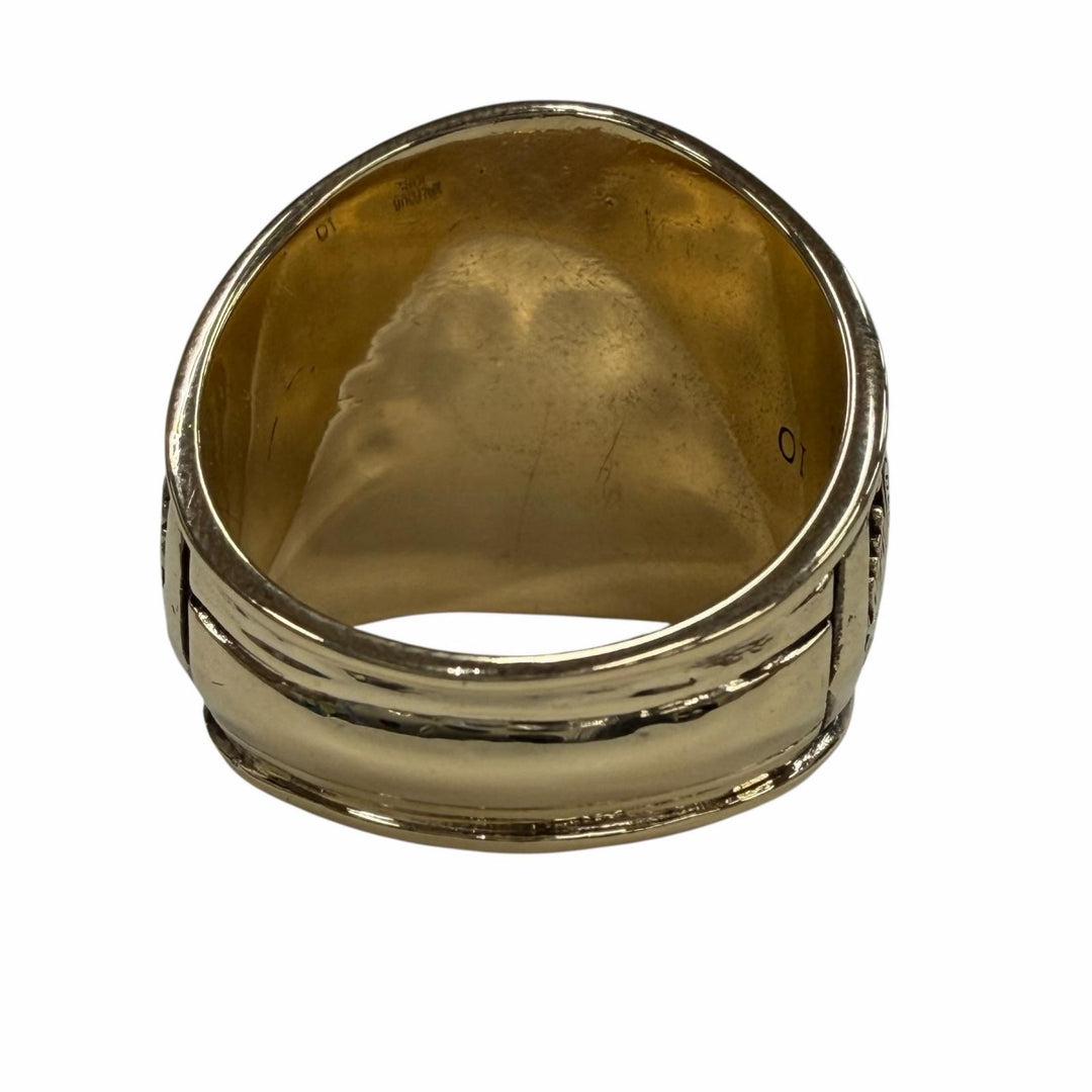 Great BALFOUR Ring BROWN UNIVERSITY Founded in 1764 gold 10K mens