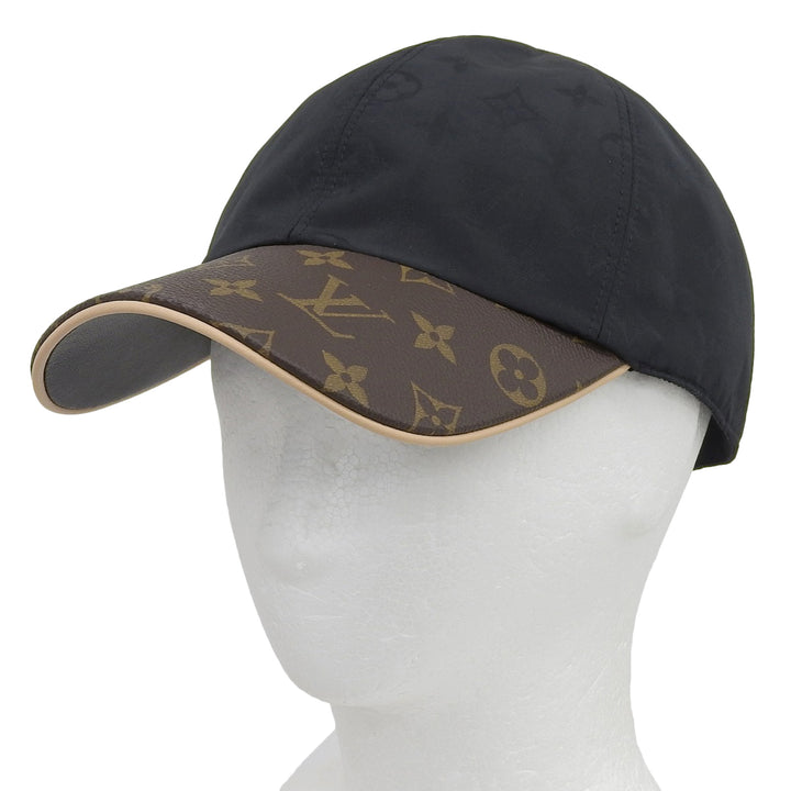 Excellent LOUIS VUITTON cap Cap LV Get Lady Monogram leather Women L M76529