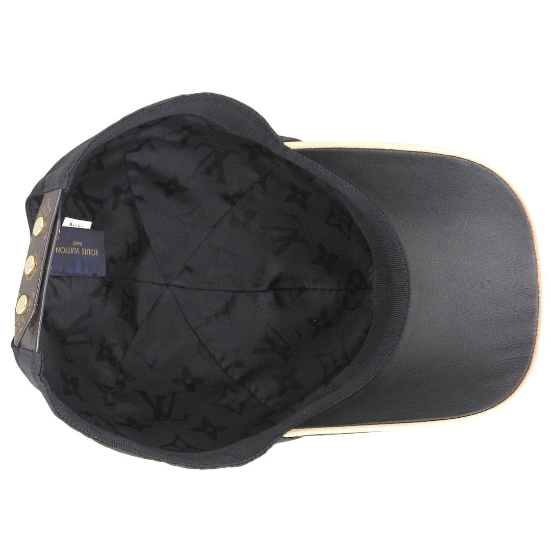 Excellent LOUIS VUITTON cap Cap LV Get Lady Monogram leather Women L M76529