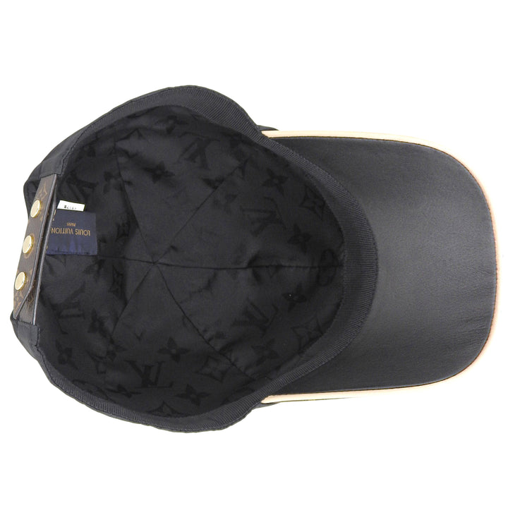 Excellent LOUIS VUITTON cap Cap LV Get Lady Monogram leather Women L M76529