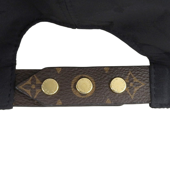 Excellent LOUIS VUITTON cap Cap LV Get Lady Monogram leather Women L M76529